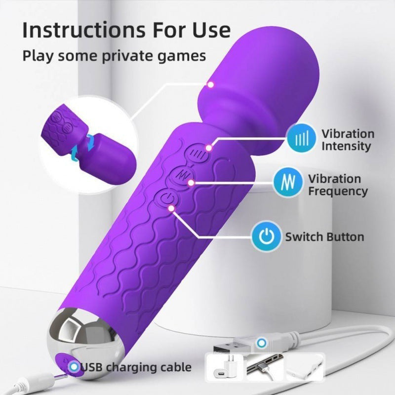 AV Magic Wand Vibrators Clitoris Stimulator Masturbators Dildo Erotic Toys For Adults 18 Powerful Vibrators Toys For Woman