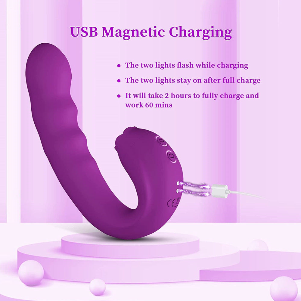 Women's Fashion Casual Tongue Licking Vibration Swing Massager