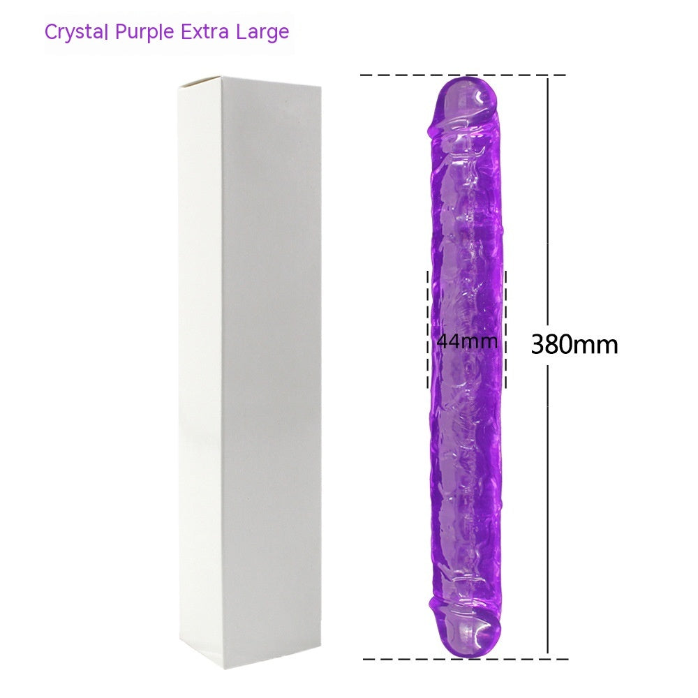 Super Thick Simulation Double Head Dildo Lala Female