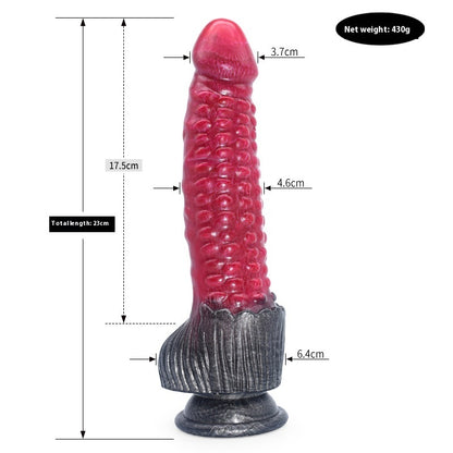 Colored Dildo Animal Like Penis Masturbator Irregular Anal Plug