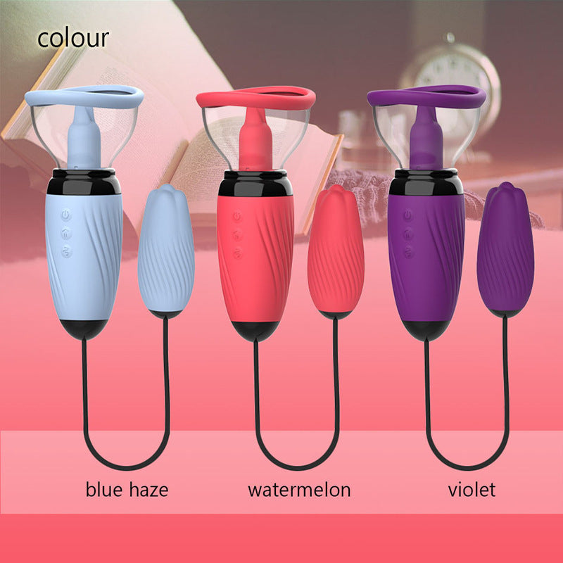 New Multi Frequency Sucking Vibration Breast Sucking Massager