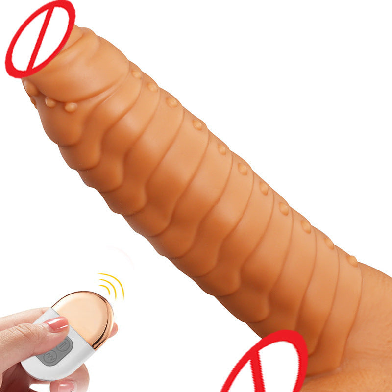 Dildo Telescopic Swing Dildos Women's Masturbation Device Heating Back Court Vibrator