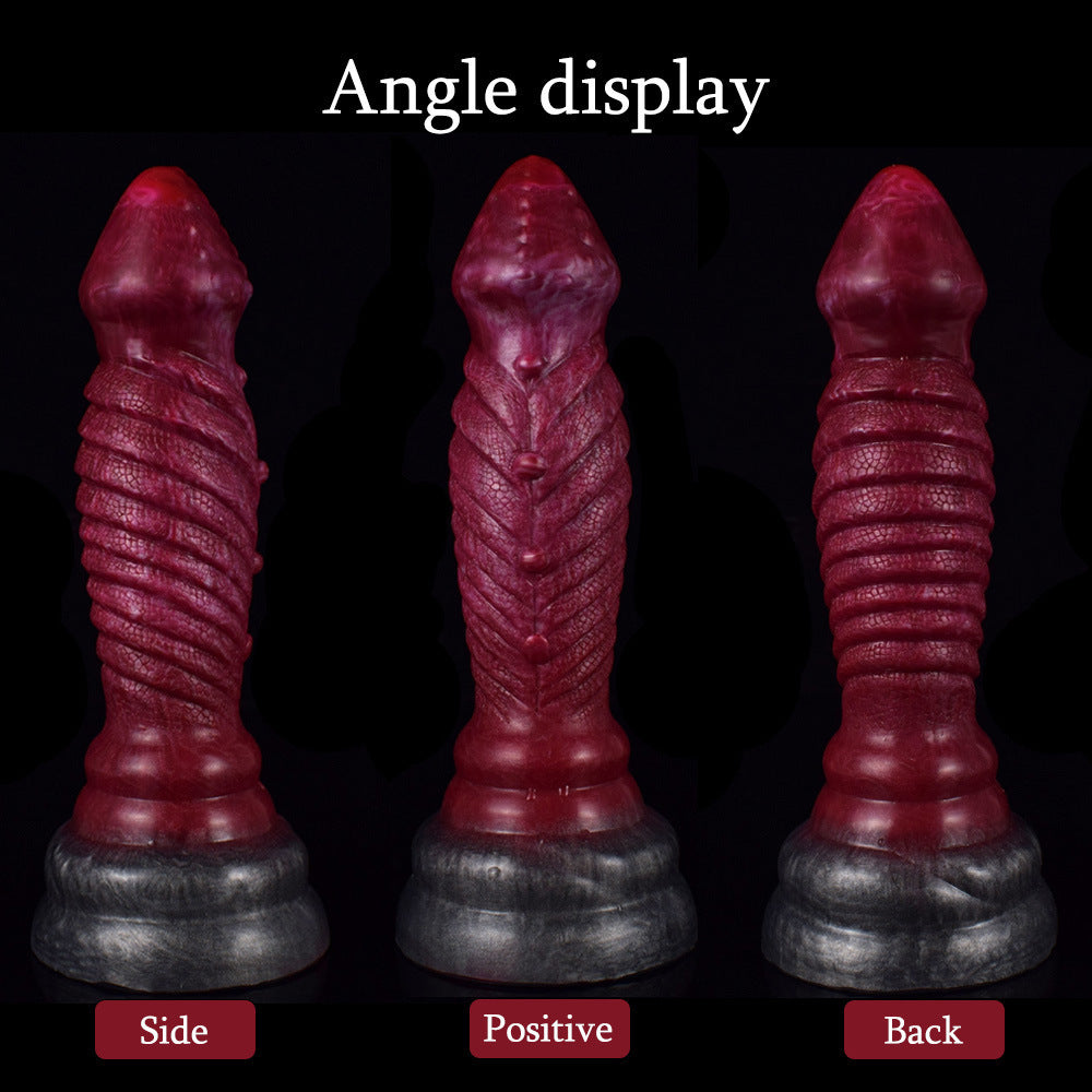 Colored Dildo Animal Like Penis Masturbator Irregular Anal Plug