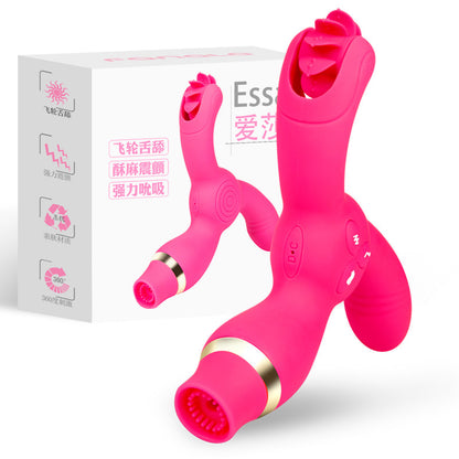 Three-head Silicone Vibration Massage Supplies