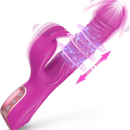 Telescopic Rotating Vibration Female Toy G-spot Stimulation