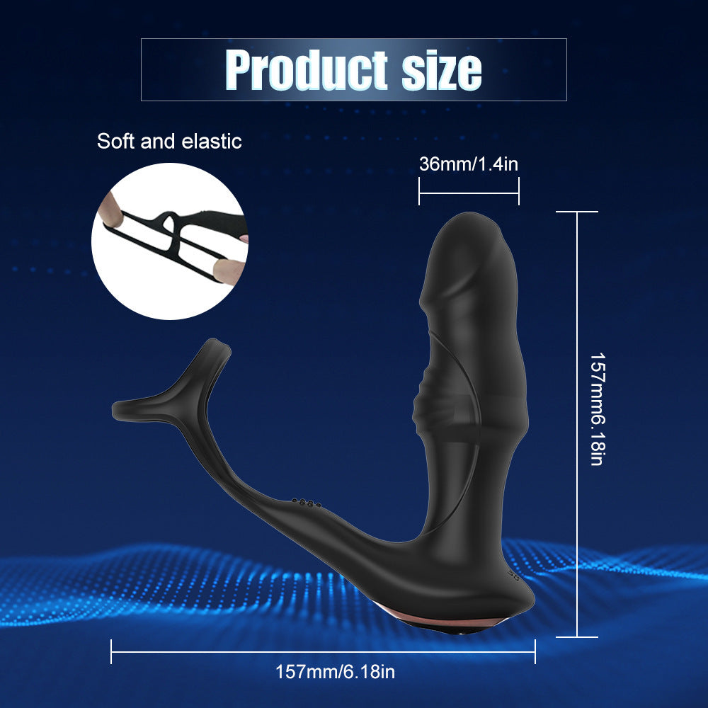 Peristaltic Prostate Massager 10-frequency Vibration