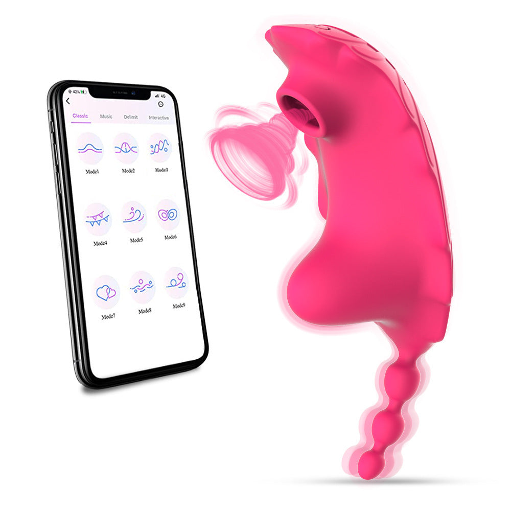 Magnetic Suction Wear Sucking Vibrators APP Remote Control For Women