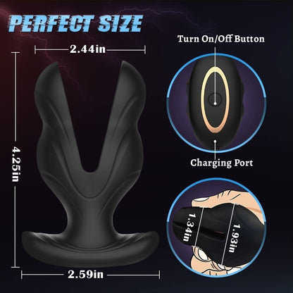 Electric Shock Vibration Vestibular Prostate Massage Toy