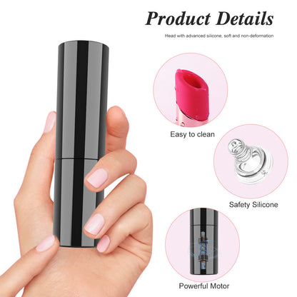 Sucking Lipstick Shape Vibration Toy