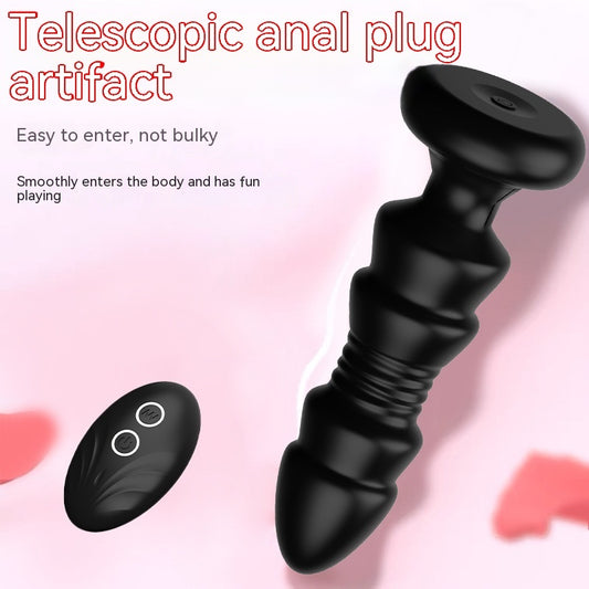 Electric Wireless Remote Control Telescopic Vibration Toy