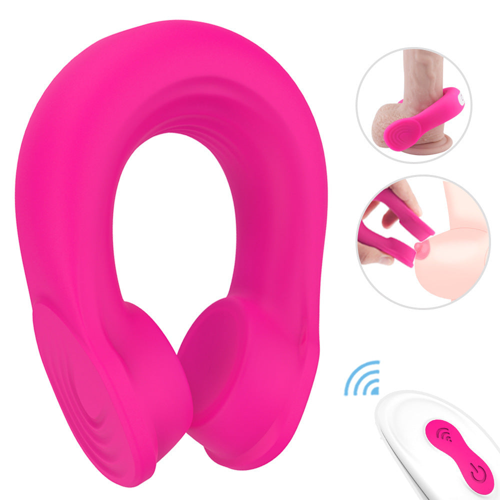 Headset Shape Horseshoe Ring Vibration