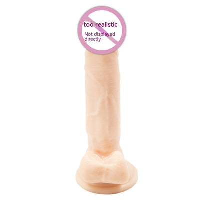 Flesh Color Penis Sucker With Egg Penis Sex Toys For Men And Women