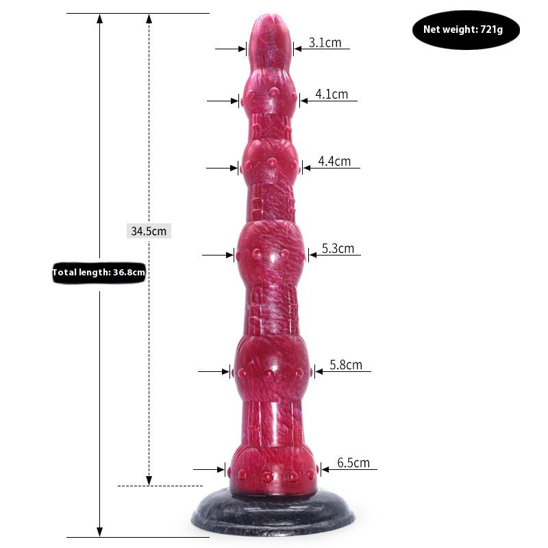 Colored Dildo Animal Like Penis Masturbator Irregular Anal Plug