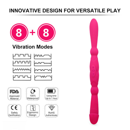 Two Women's Variable Cheering Stick Vibrator Gay Sex Toys