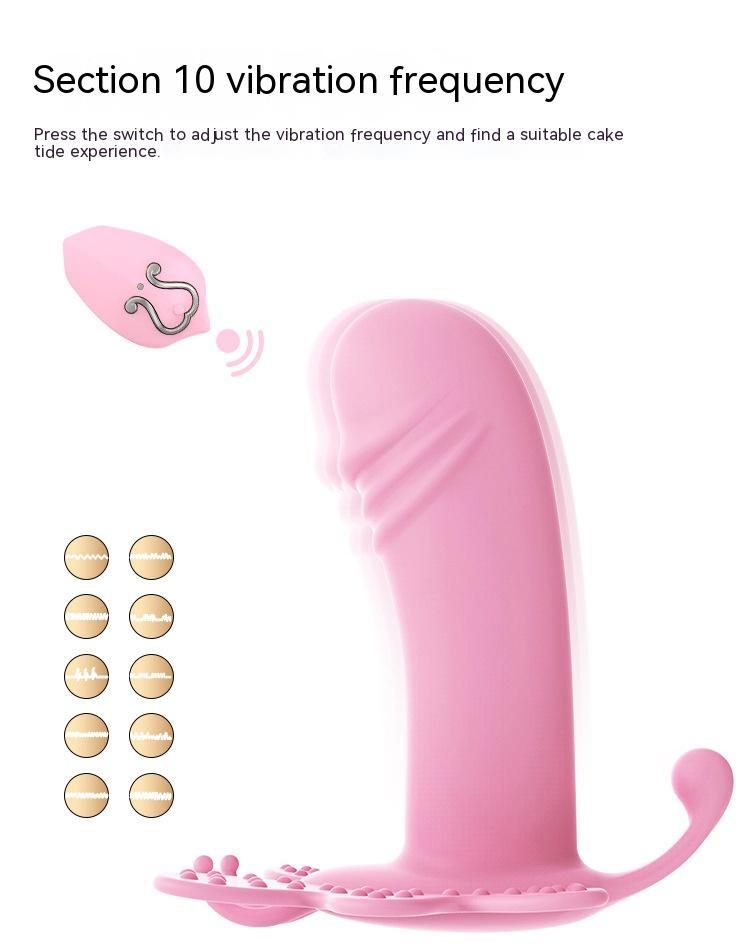 Women's Fashion Simple Butterfly Remote Control Vibration Massager